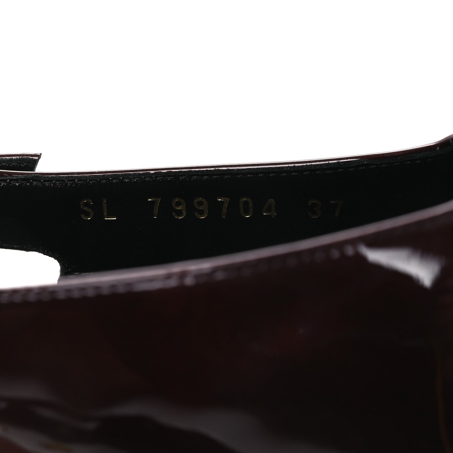 Glazed Calfskin Lee 75 Slingback Pumps 37 Marron Glace