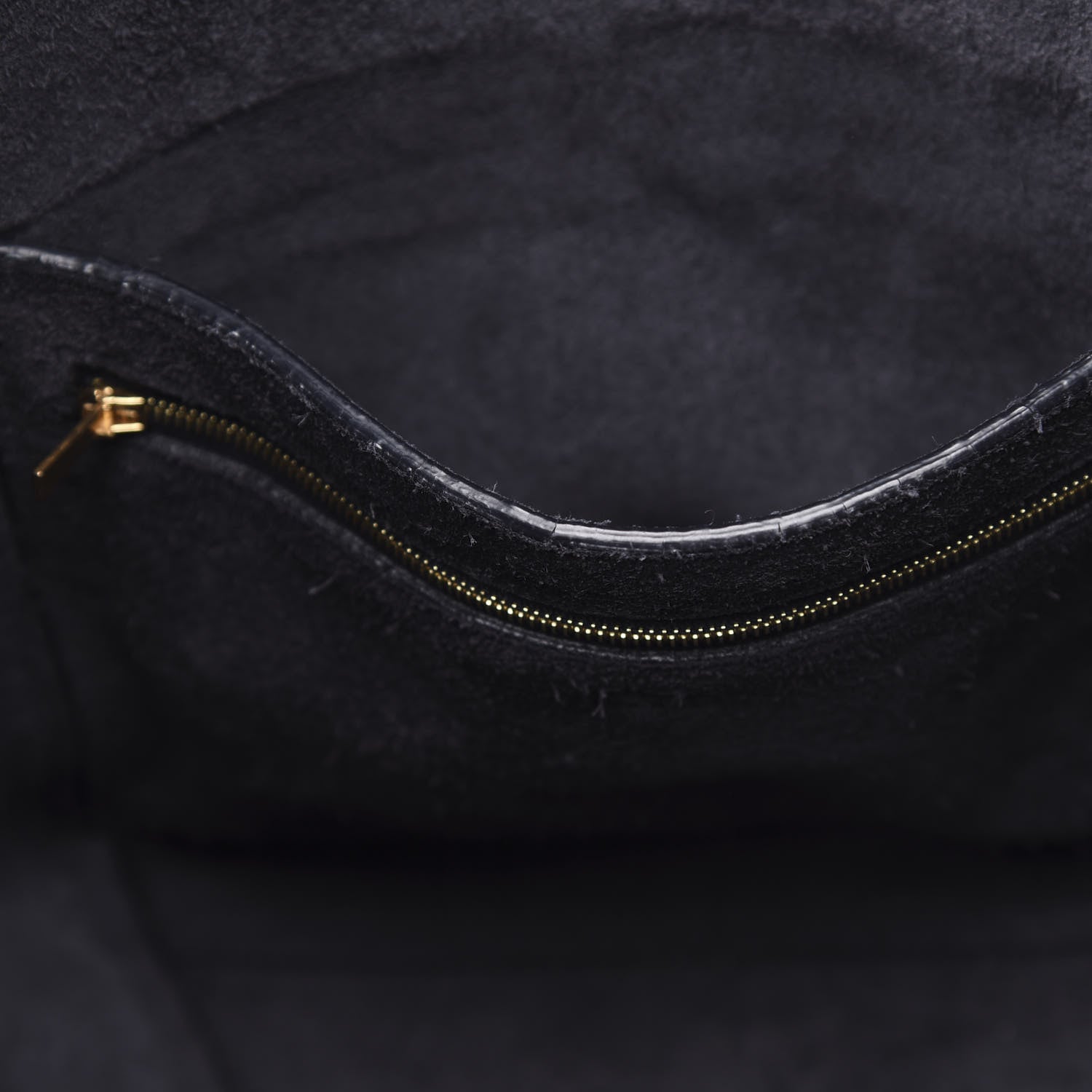 Celine Soft Grained Calfskin Sangle Bucket Bag Navy Blue 14 of 17