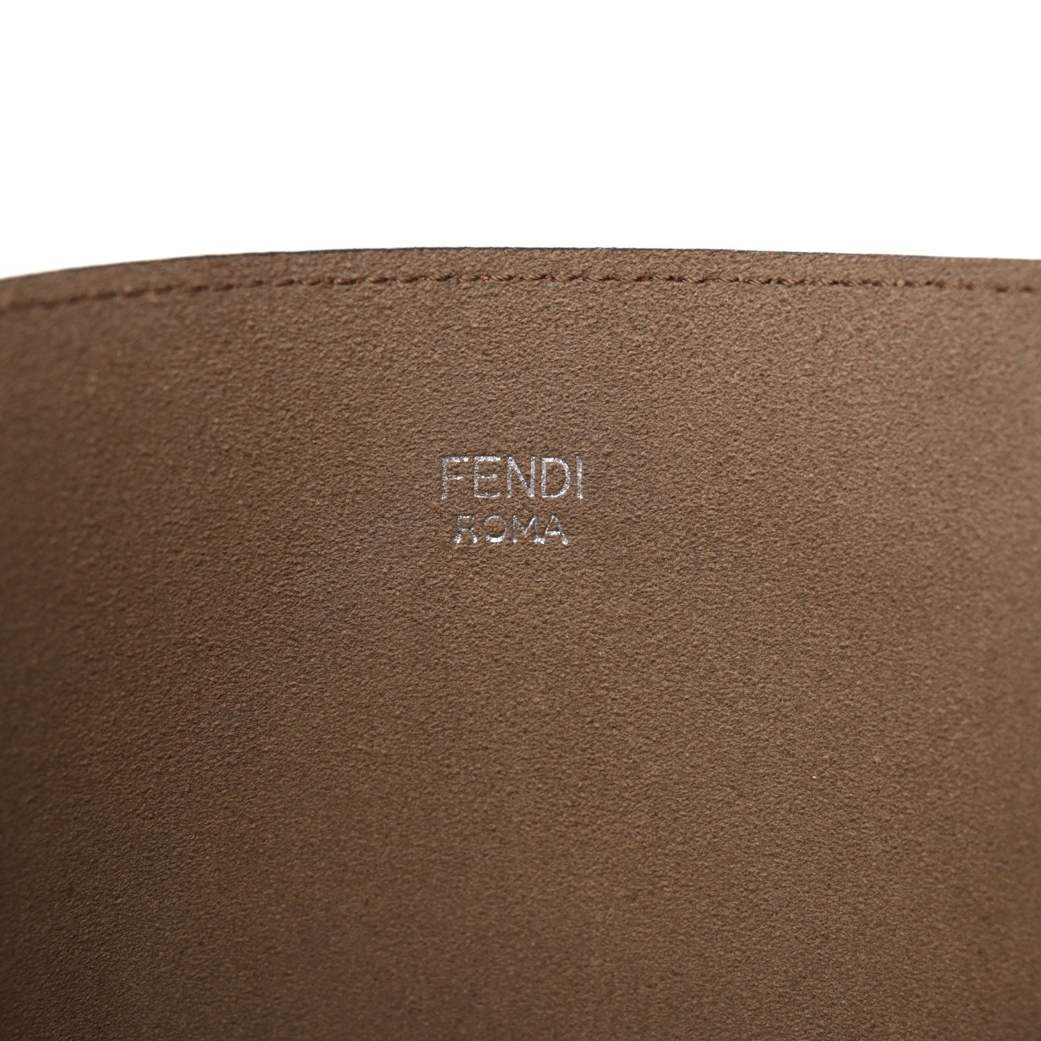 Fendi Vitello Vienna Enamel F is Fendi Shopping Tote Macaron Taupe 7 of 12