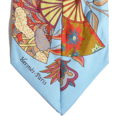 Hermes Silk Fleurs et Papillons de Tissus Twilly 5 of 5