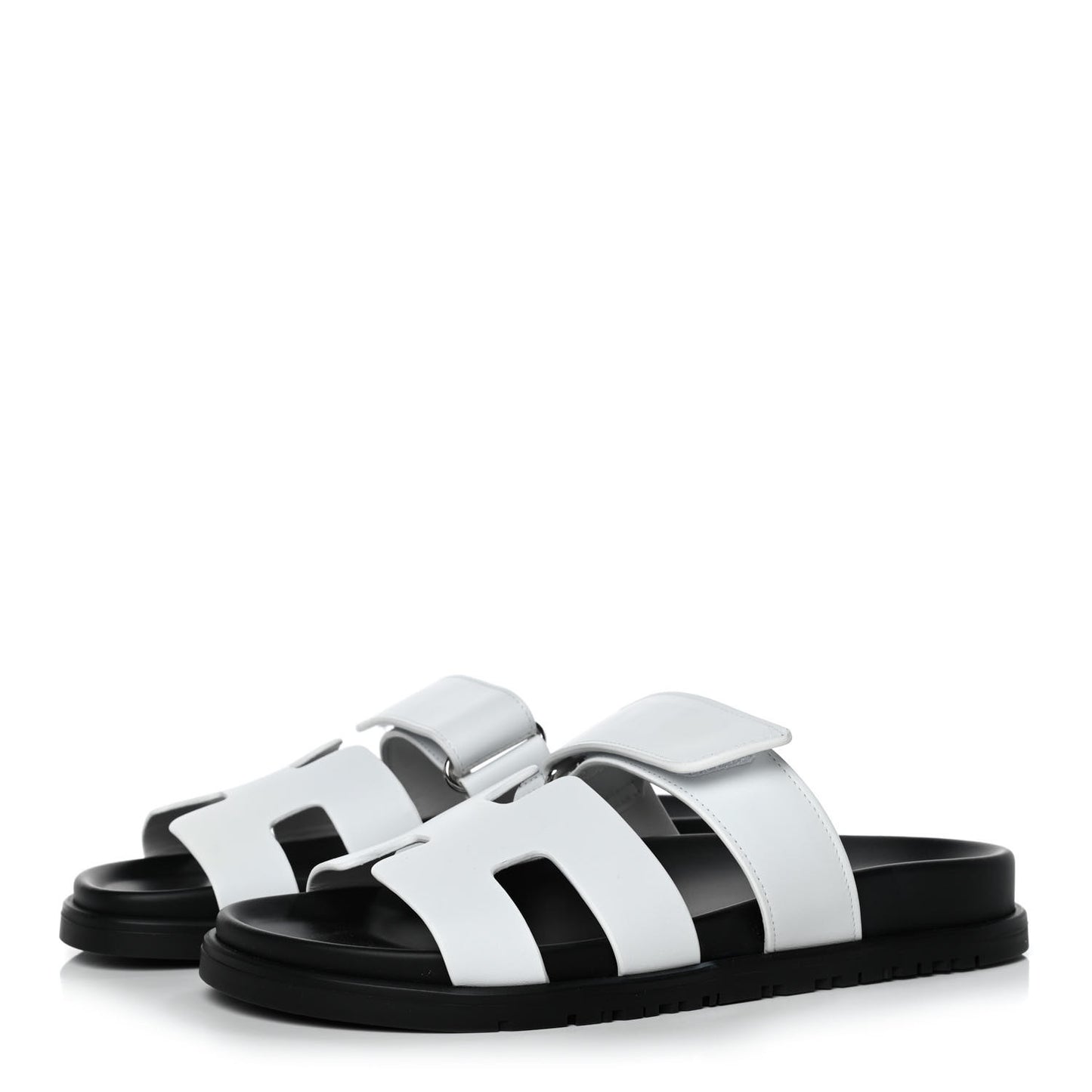 Calfskin Womens Chypre Sandals 37 White