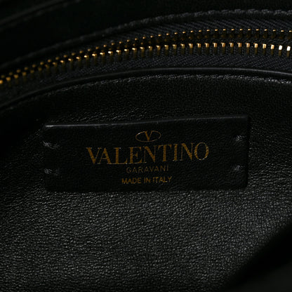 Valentino Garavani Nappa Medium Roman Stud Shoulder Bag Black 6 of 8