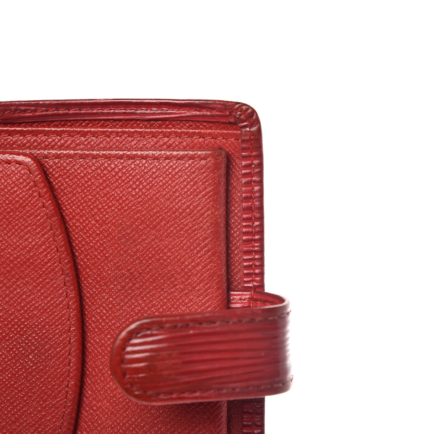 Louis Vuitton Epi Porte Billets Compact Wallet Red 14 of 15