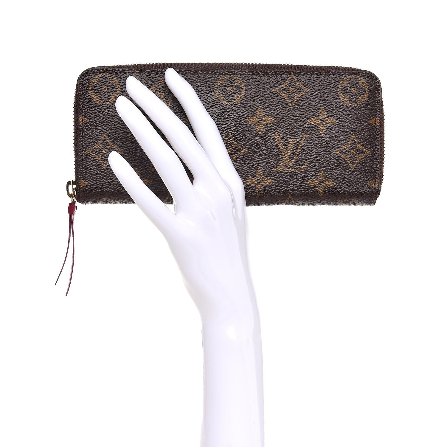 Louis Vuitton Monogram Clemence Wallet Fuchsia 2 of 8