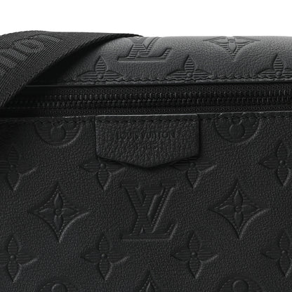 Louis Vuitton Calfskin Monogram Shadow Pulse Messenger  Black 7 of 9