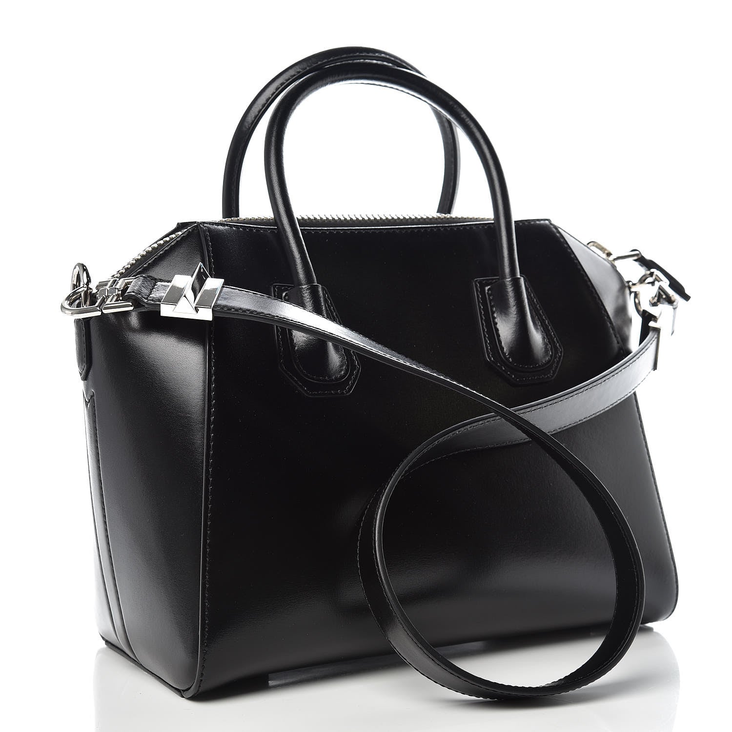 Givenchy Shiny Lord Calfskin Small Antigona Black 3 of 11