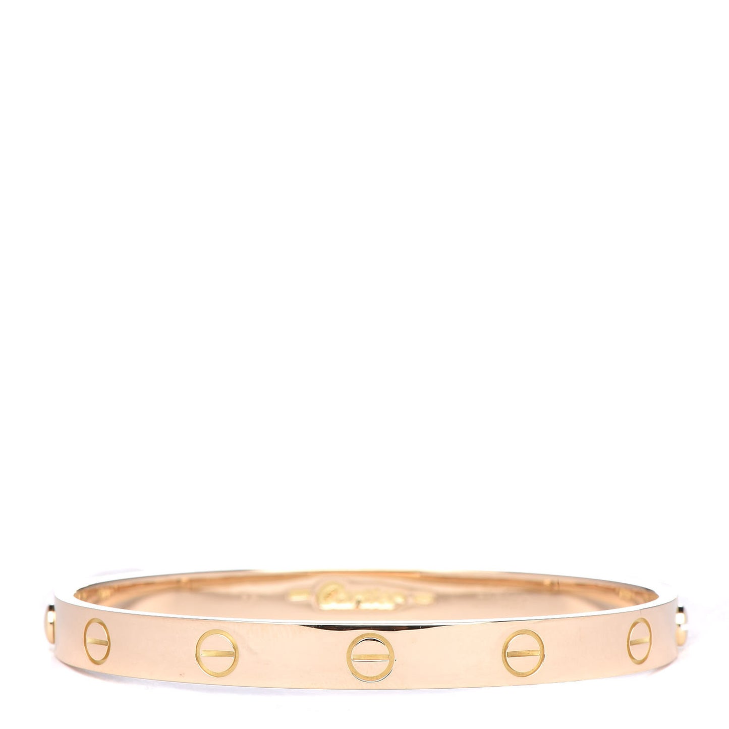 18K Yellow Gold LOVE Bracelet 17