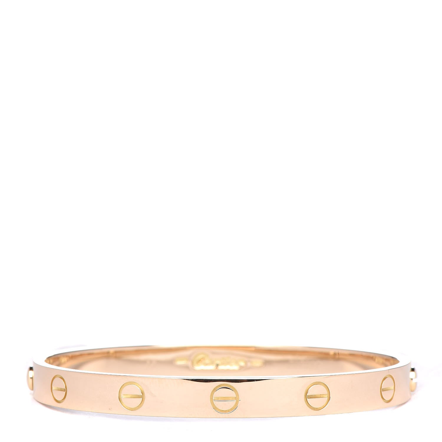 Cartier 18K Yellow Gold LOVE Bracelet 17 1 of 5