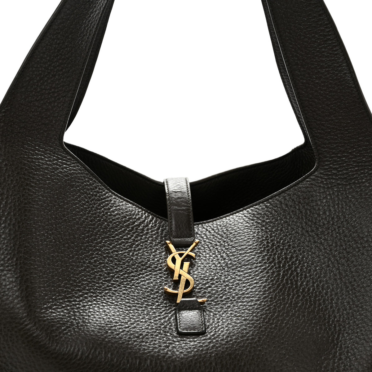 Saint Laurent Grained Deerskin Bea Tote Light Musk 13 of 29
