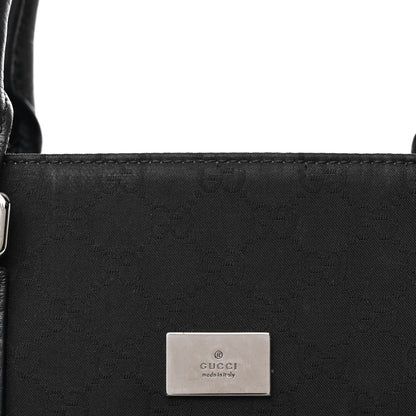 Gucci Nylon Monogram Executive Bag Black 10 of 15