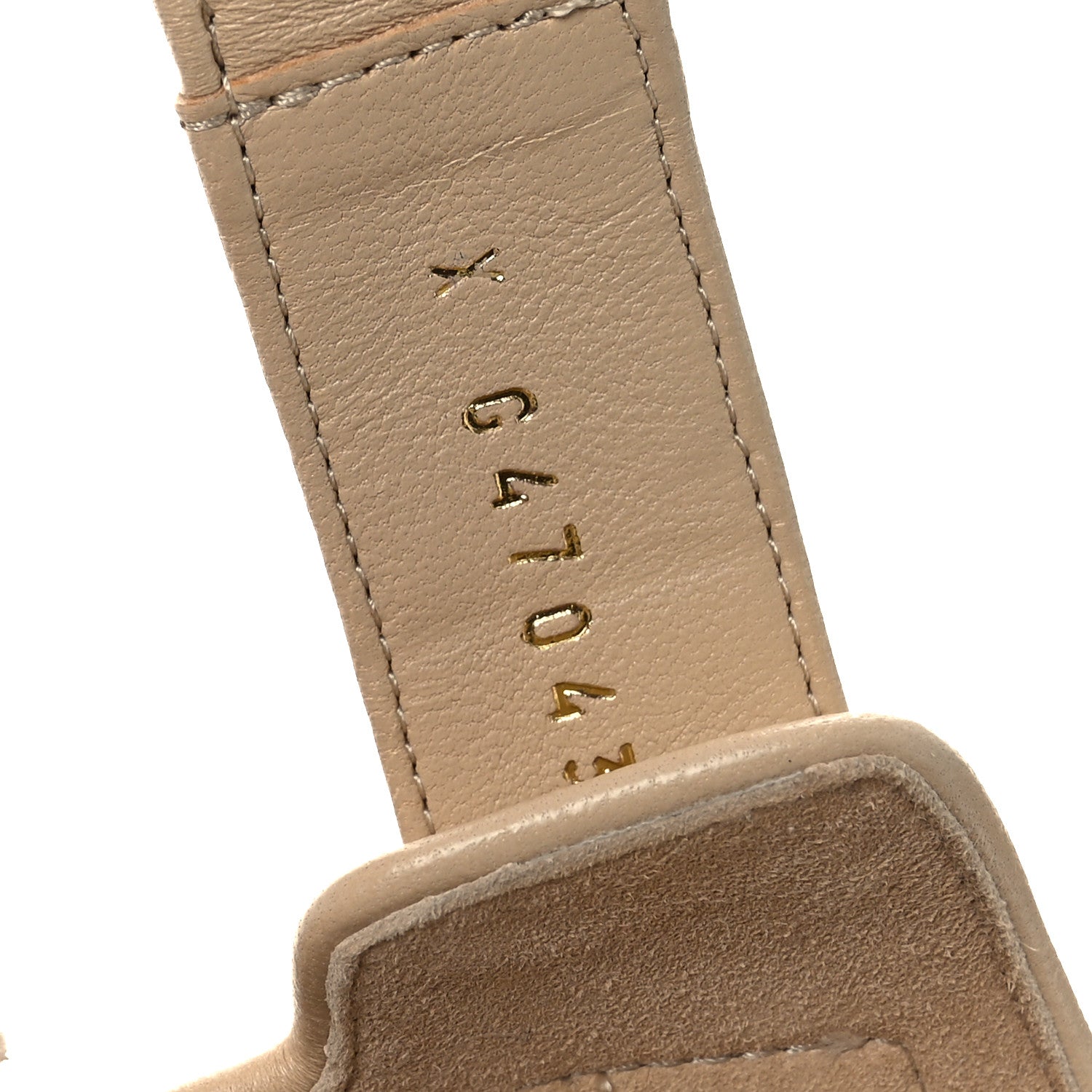 Chanel Lambskin Velcro Crystal CC Mules 40 Beige 10 of 12