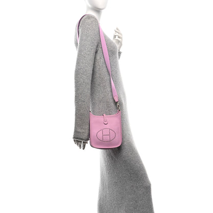 Hermes Taurillon Clemence Evelyne TPM Mauve Sylvestre 2 of 10