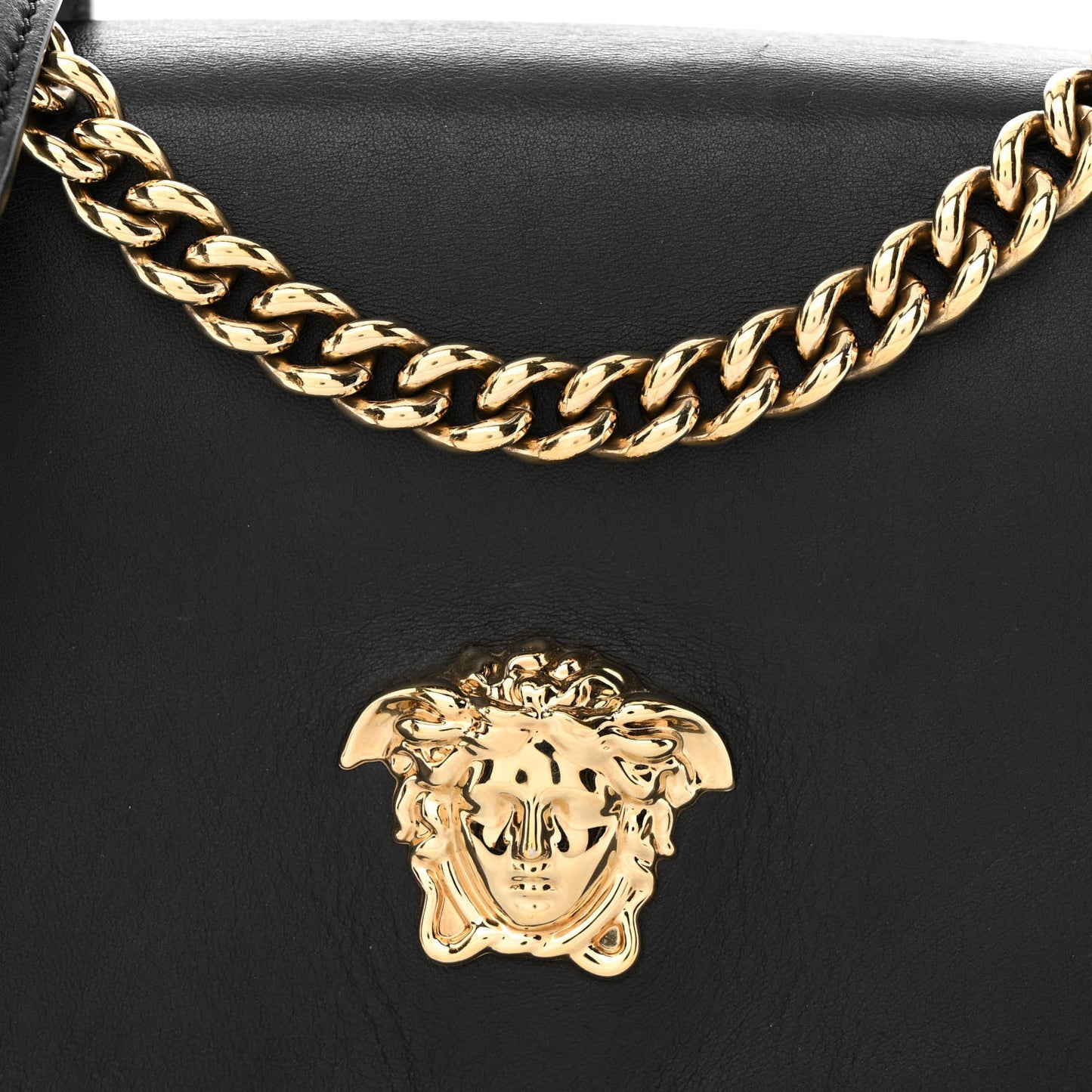 Nappa Small Palazzo Sultan Shoulder Bag Black