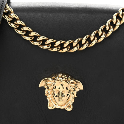 Versace Nappa Small Palazzo Sultan Shoulder Bag Black 7 of 10