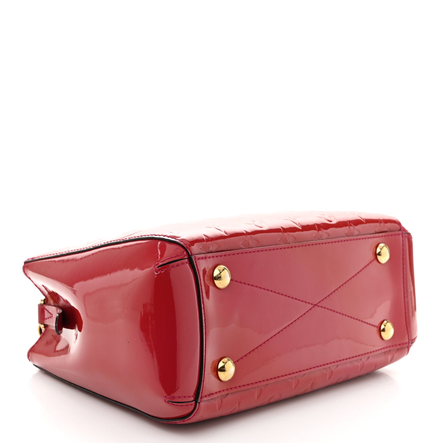 Louis Vuitton Vernis Montaigne BB Magenta 4 of 10