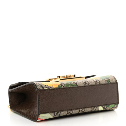 Gucci GG Supreme Monogram Tian Small Padlock Shoulder Bag Beige Multicolor New Acero 4 of 12
