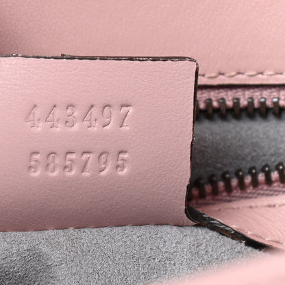 Gucci Calfskin Matelasse Small GG Marmont Shoulder Bag Perfect Pink 9 of 9