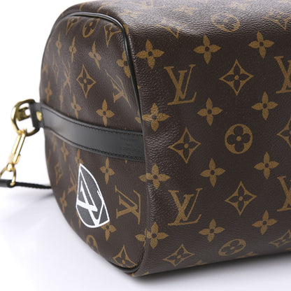 Louis Vuitton Monogram My World Tour Speedy Bandouliere 30 Black 7 of 11