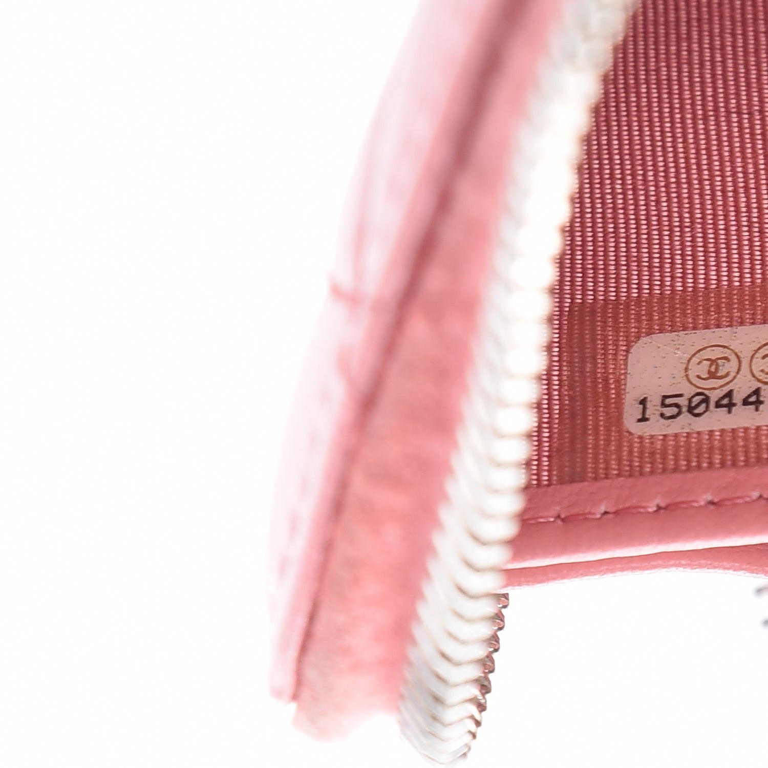 Chanel Lambskin Quilted Large Gusset Zip Around Wallet Pink 10 of 17