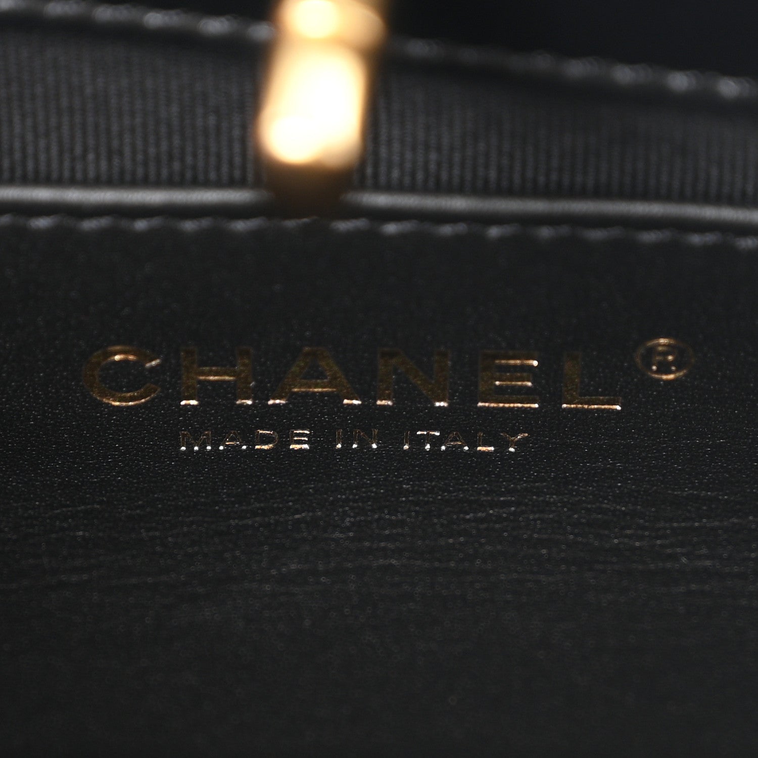Chanel Shiny Lambskin Pearl Small Shopping Bag Black 6 of 11