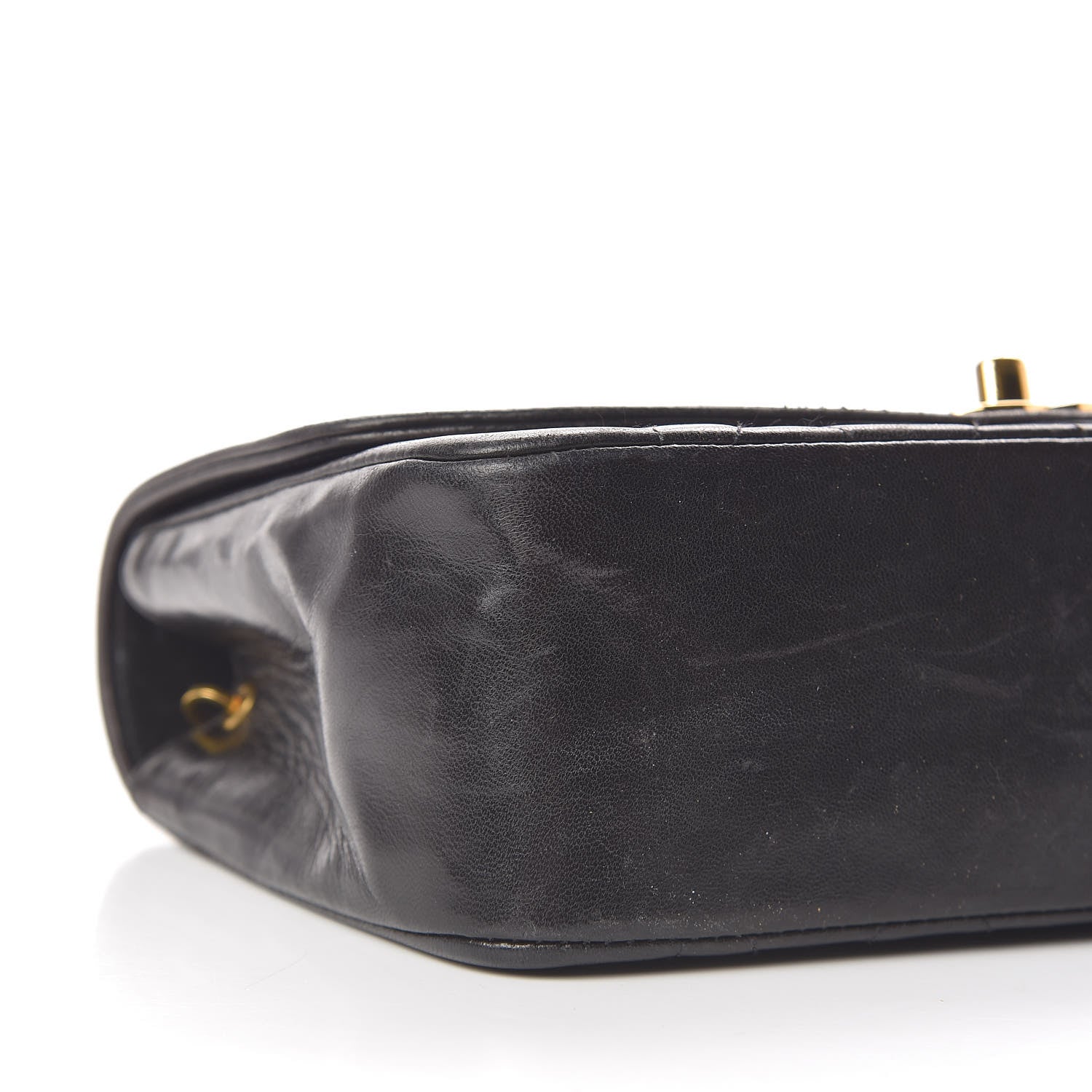 Chanel Lambskin Quilted Small Single Flap Black 10 of 13