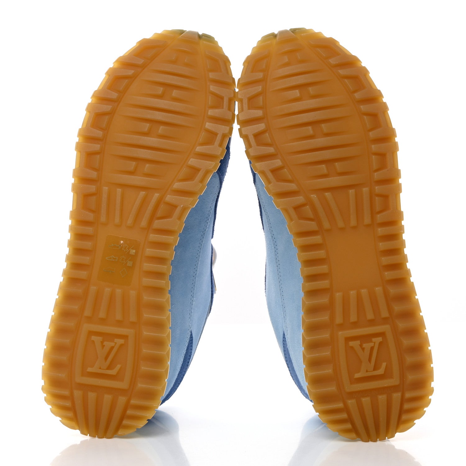 Louis Vuitton Suede Run Away Sneakers 37 Blue 5 of 8