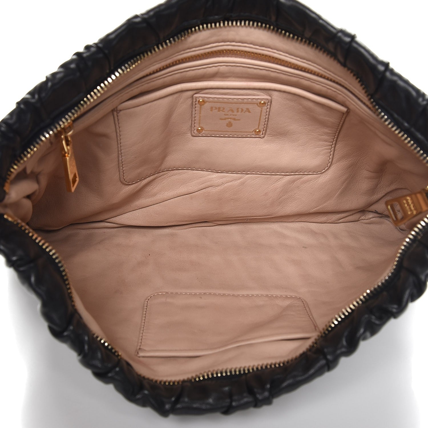 Prada Nappa Gaufre Clutch Nero Black 5 of 8