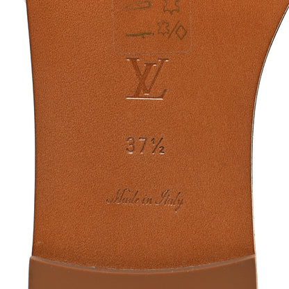 Louis Vuitton Monogram Spring in the City Lock It Flat Mule 37.5 Sunrise Pastel 7 of 8