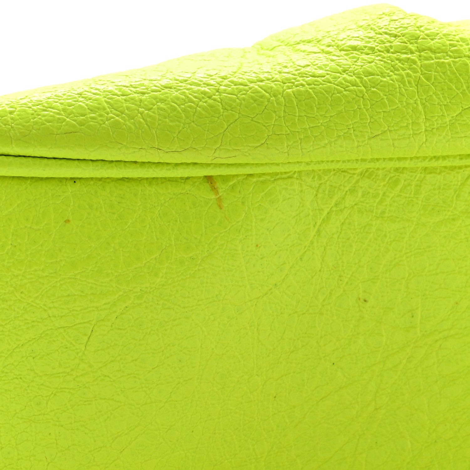 Balenciaga Agneau Arena Le Cagole Shoulder Bag XS Fluo Yellow 12 of 12