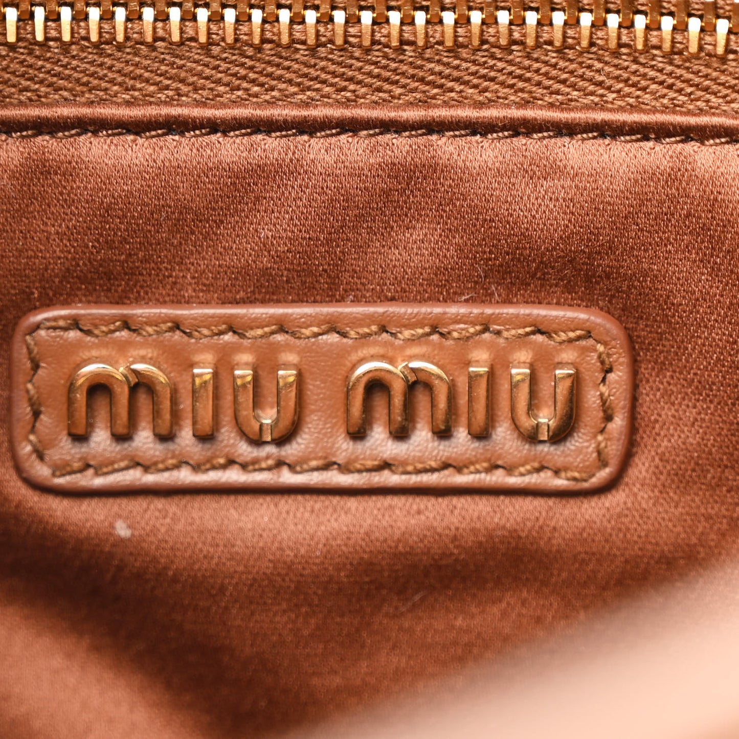 Calfskin Arcadie Top Handle Bag Cognac