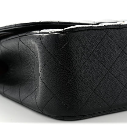 Chanel Caviar Quilted Jumbo Double Flap Black 9 of 11