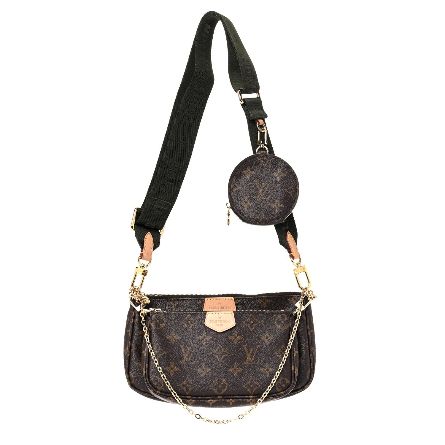 Louis Vuitton Monogram Multi Pochette Accessories Kaki 1 of 12