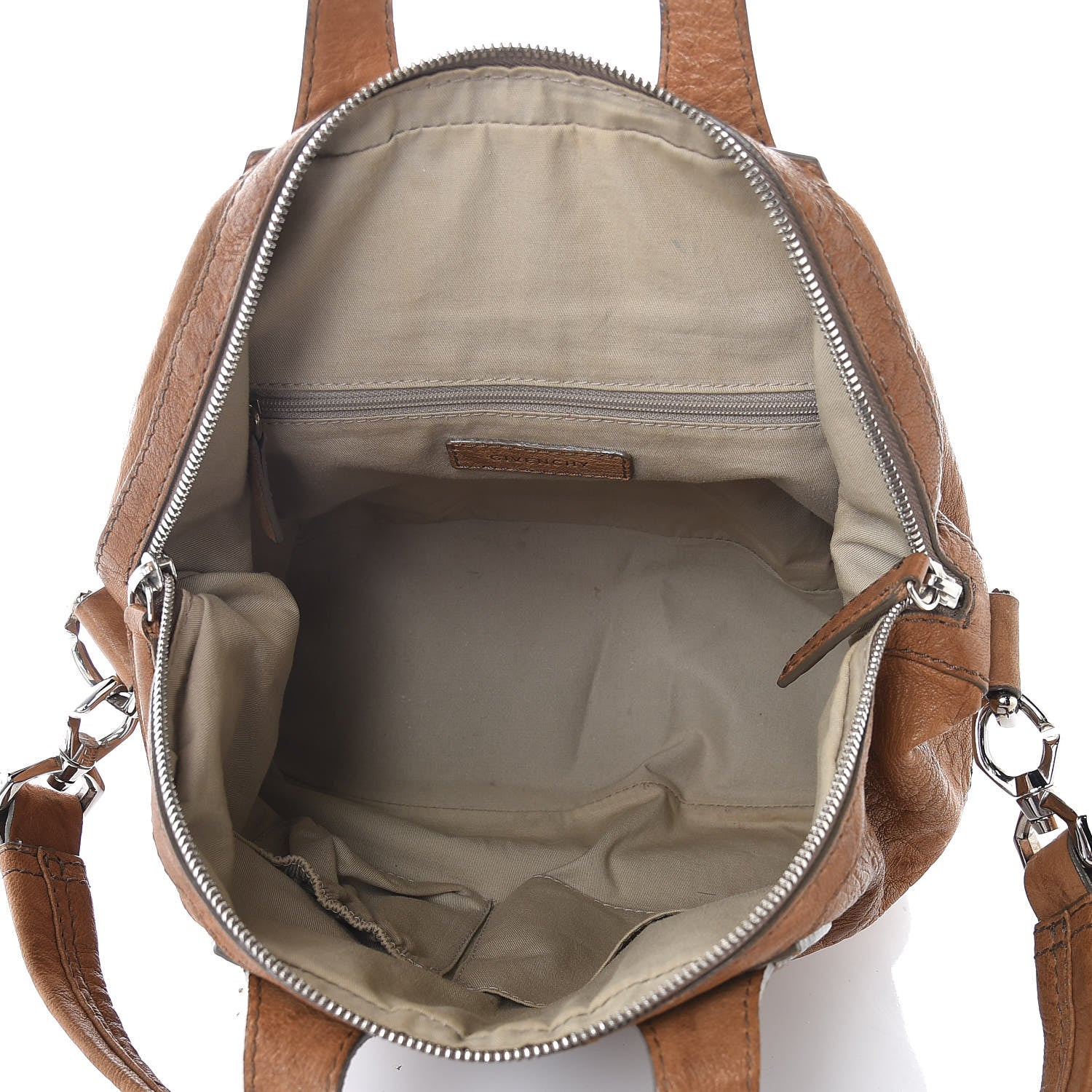 Givenchy Wrinkled Lambskin Small Nightingale Tan 5 of 17