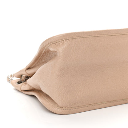 Chanel Calfskin Mademoiselle Shoulder Bag Beige 8 of 10