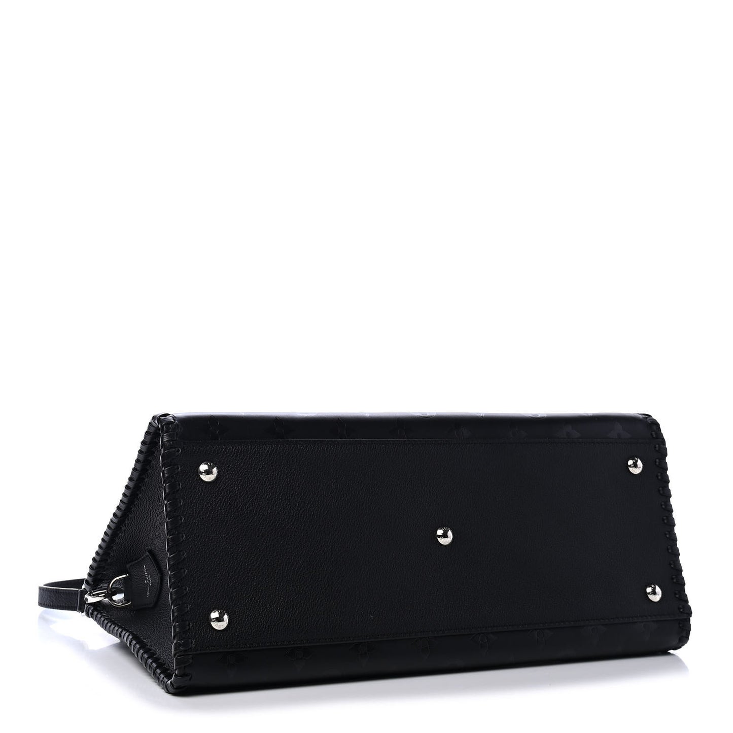 Monogram Cuir Plume Very Zipped Tote Black