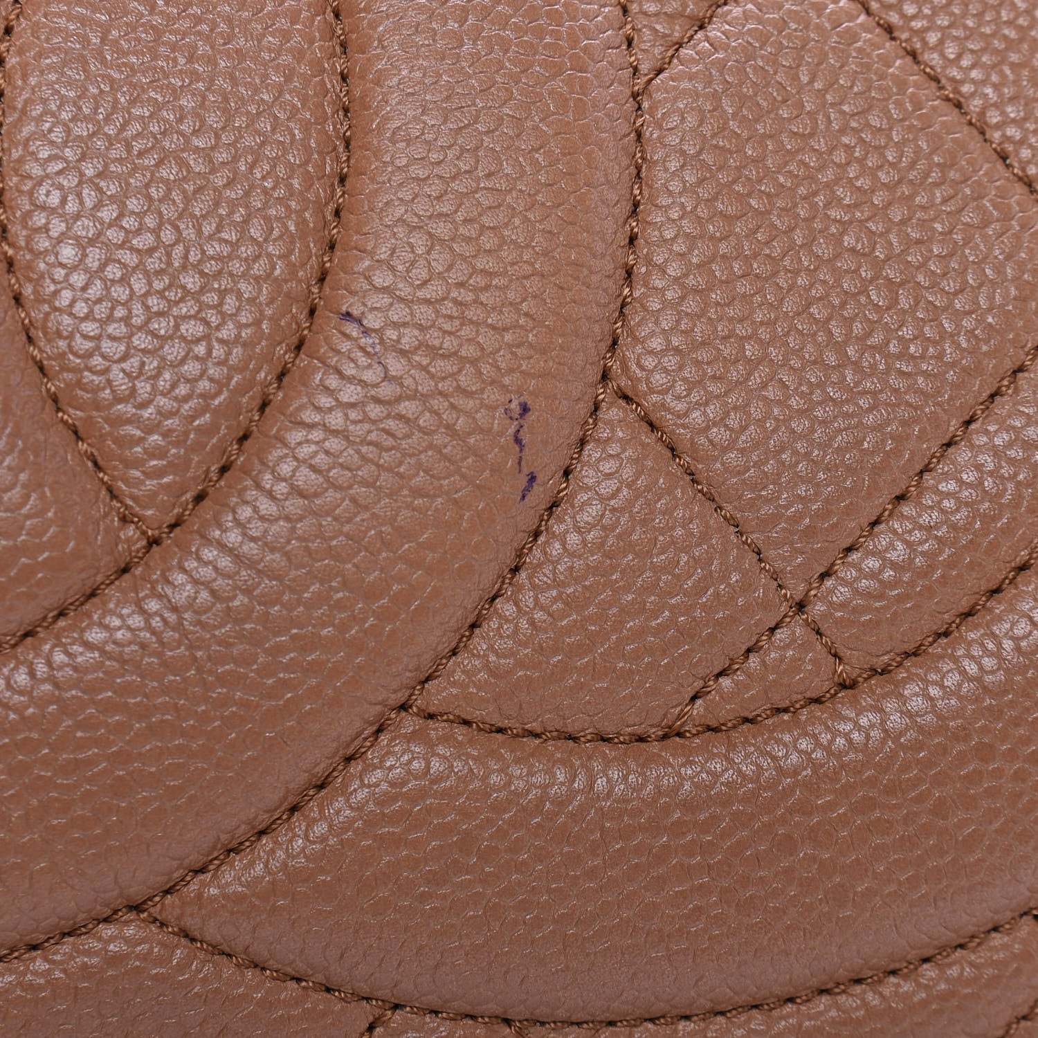 Chanel Caviar Quilted Expandable Zip Shoulder Bag Beige 43 of 43