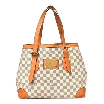 Louis Vuitton Damier Azur Hampstead MM 1 of 13