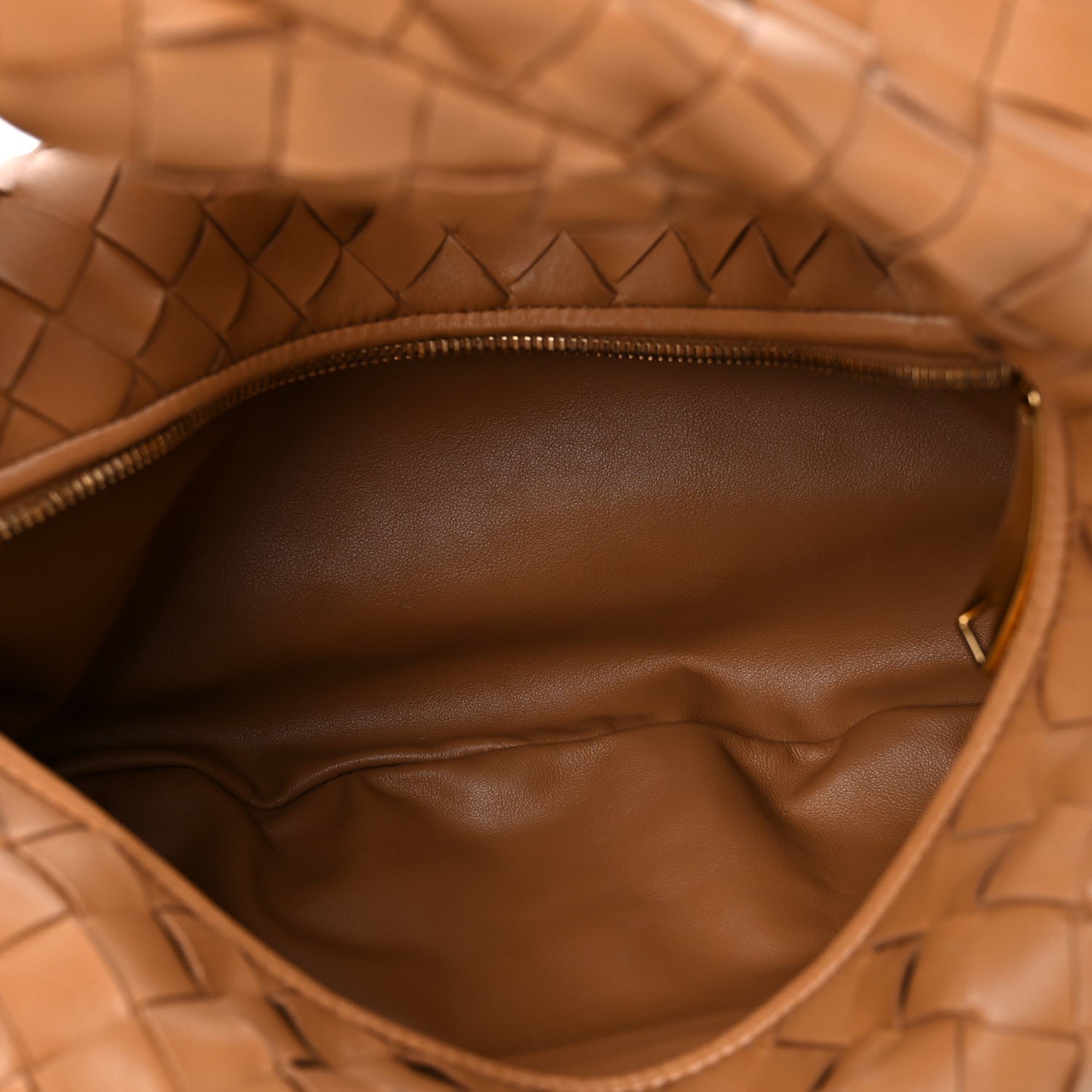 Bottega Veneta Nappa Intrecciato Teen Jodie Hobo Caramel 4 of 7