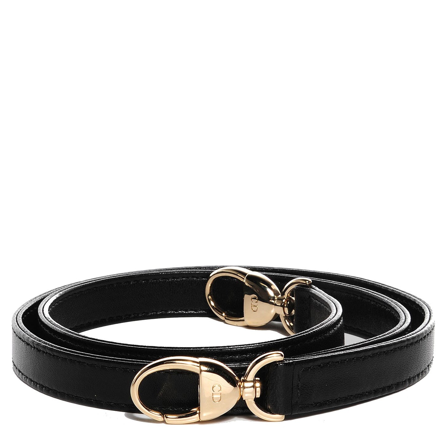 Leather Shoulder Strap Black