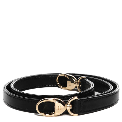 Christian Dior Leather Shoulder Strap Black 1 of 2