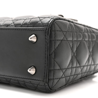 Christian Dior Lambskin Cannage Small My ABCDior Lady Dior Black 10 of 10