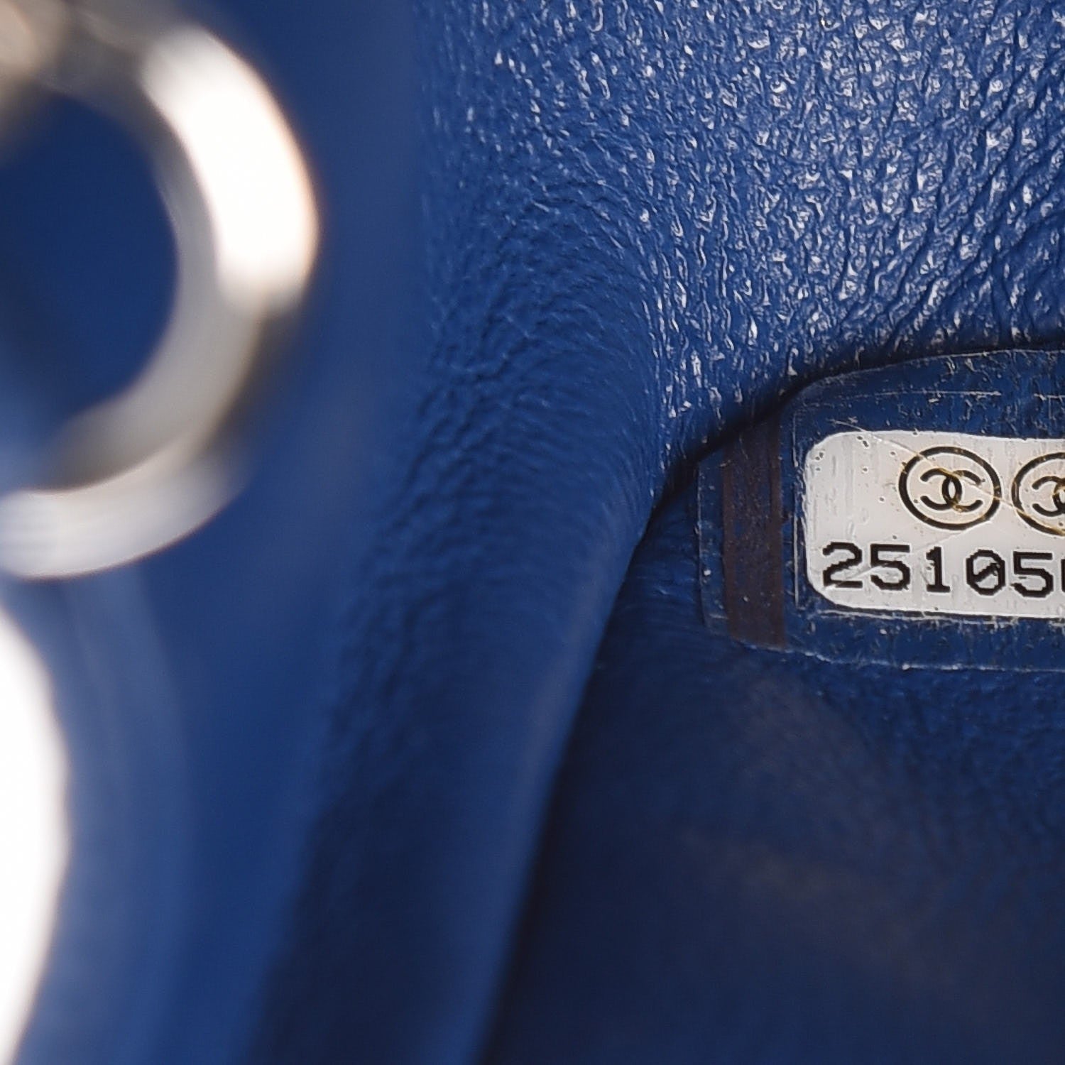 Chanel Caviar Quilted Mini Rectangular Flap Blue 7 of 7