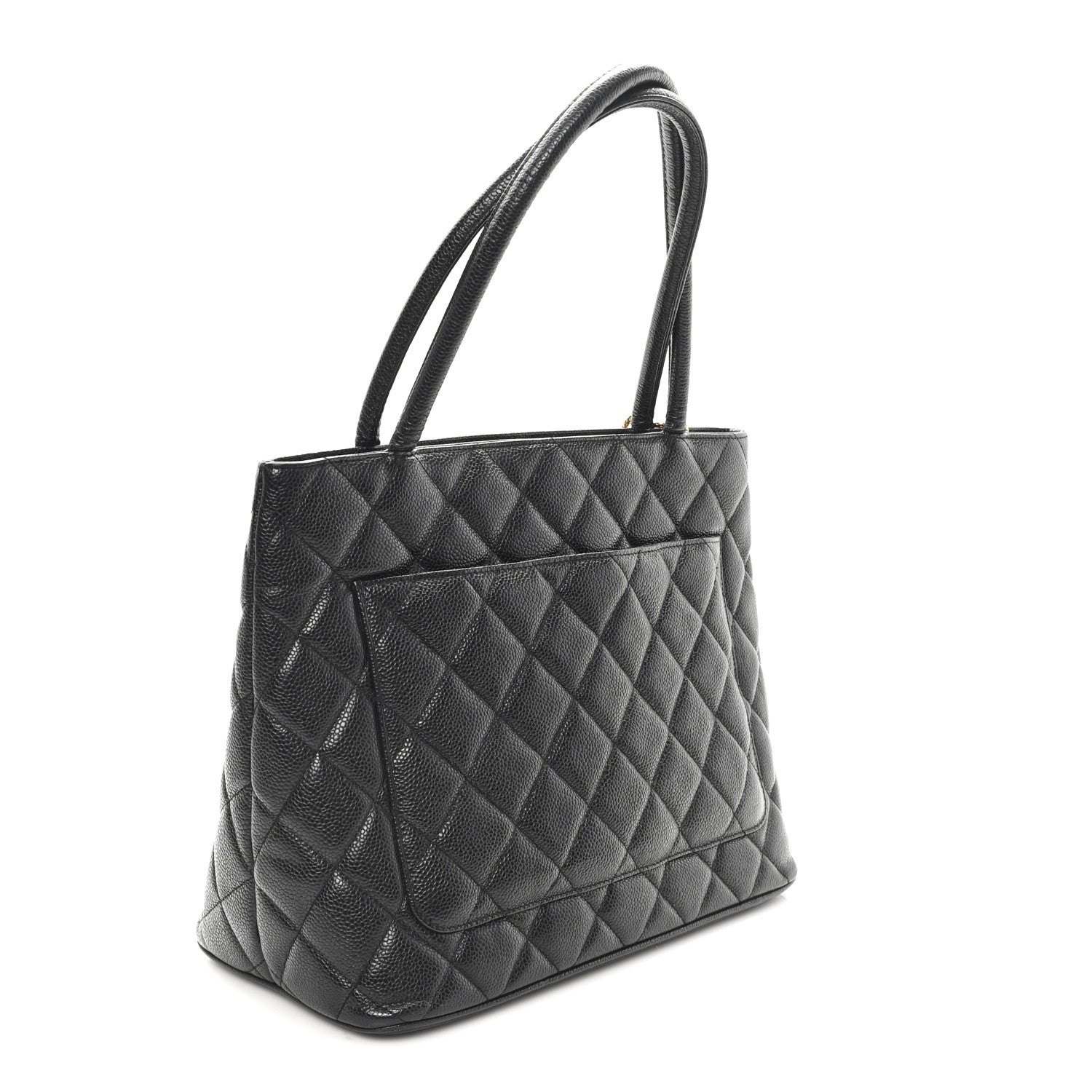 Chanel Caviar Quilted Medallion Tote Black 3 of 10