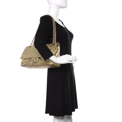 Chanel Metallic Aged Calfskin Quilted 2.55 Reissue 228 Flap Gold 2 of 10