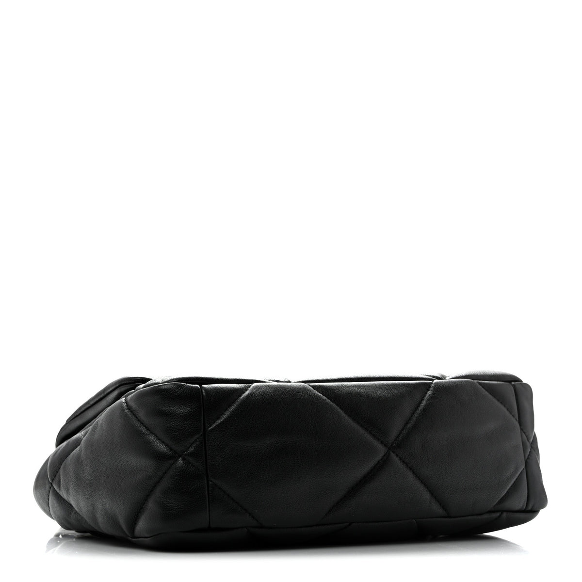 Lambskin Quilted Medium Chanel 19 Flap Black