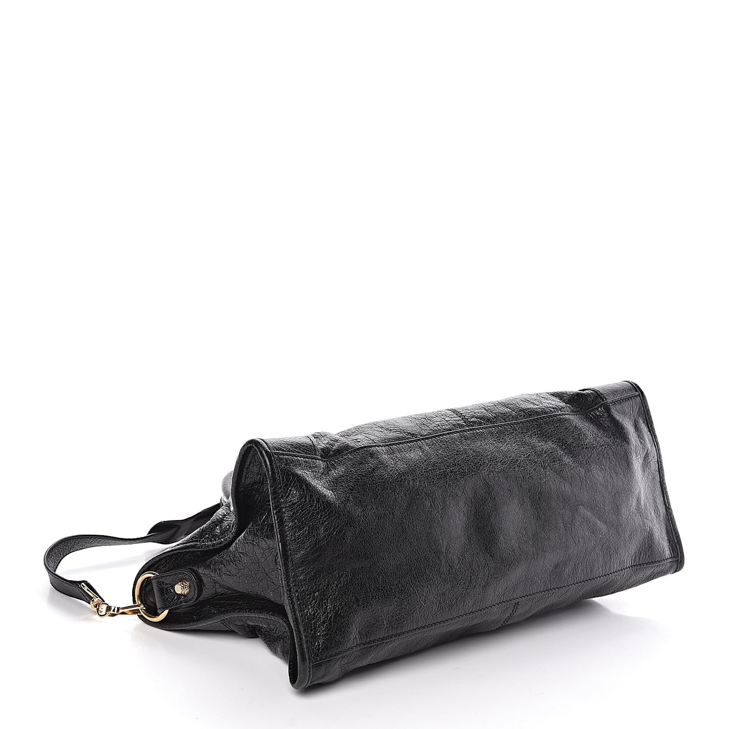 Agneau Giant 12 Gold Hardware Part Time Black