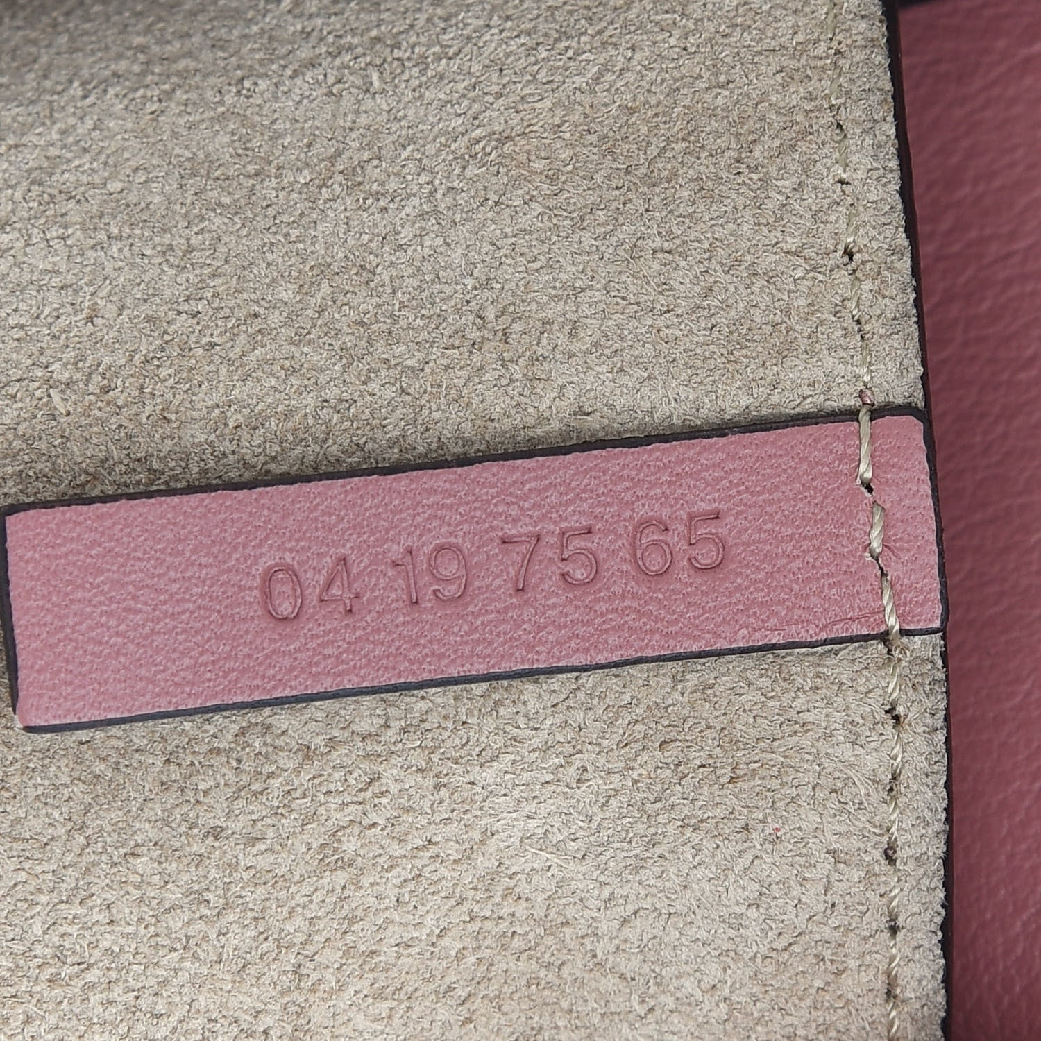 Chloe Suede Calfskin Mini Faye Shoulder Bag Washed Pink 9 of 9