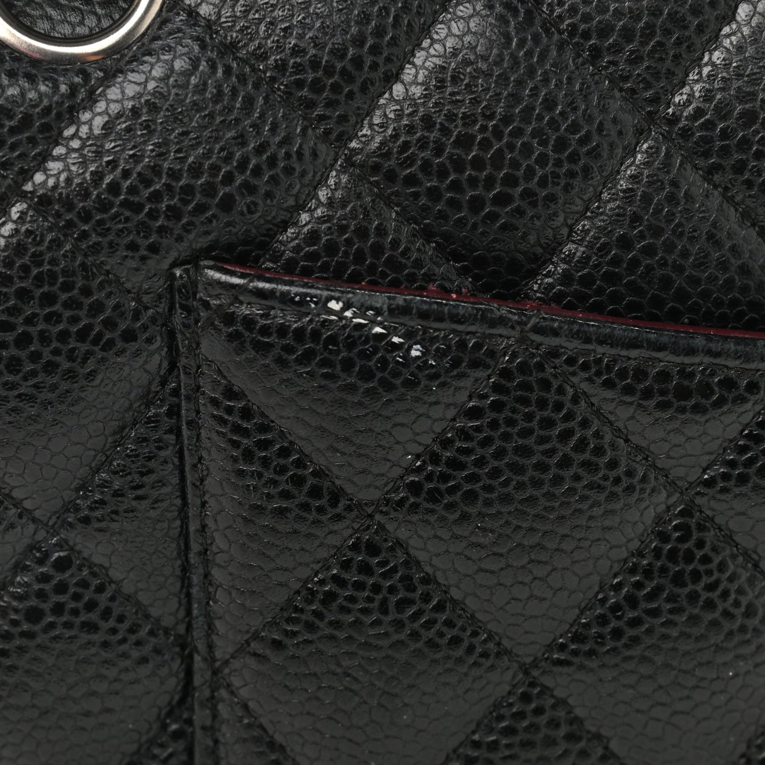 Chanel Caviar Quilted Medium Double Flap Black 12 of 13