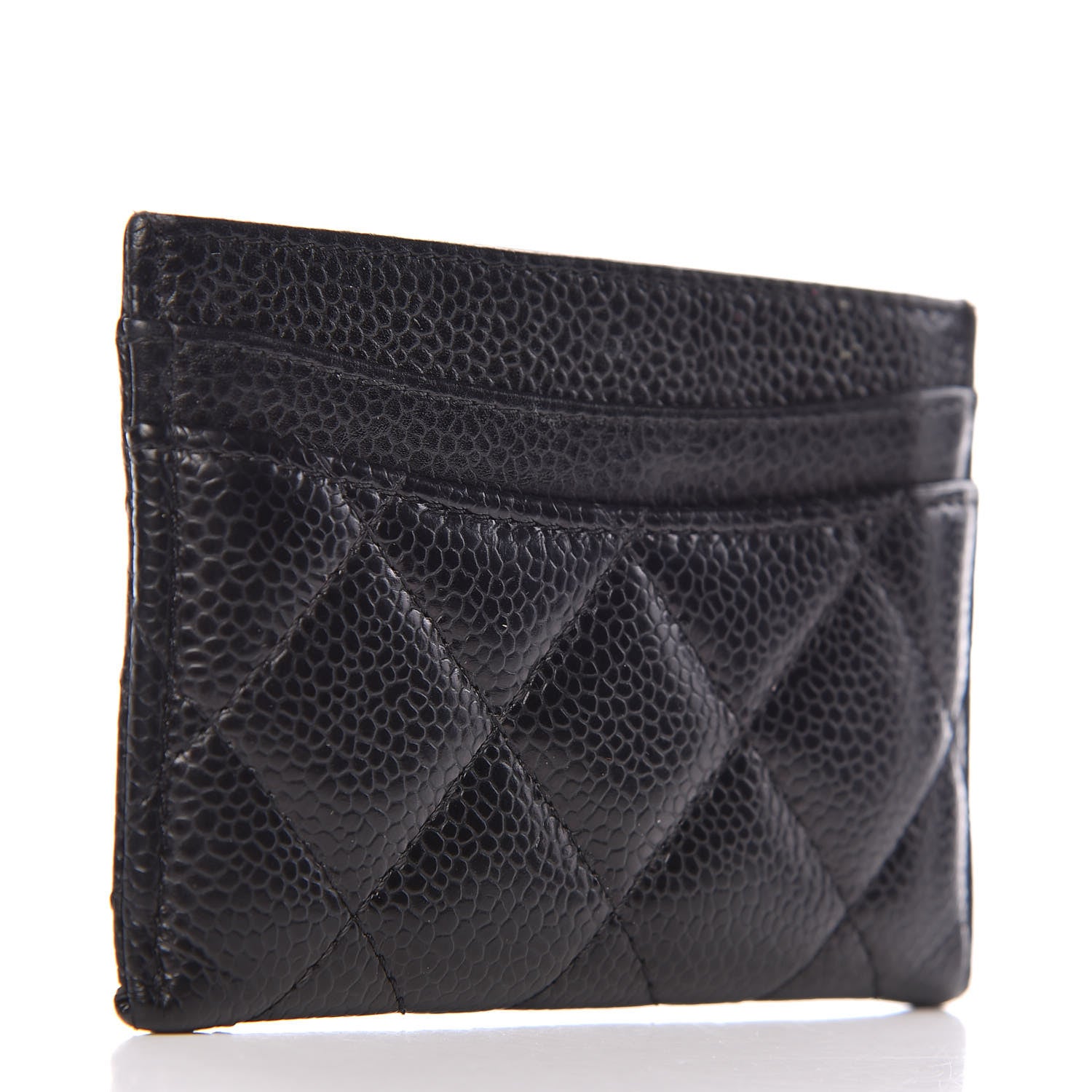 Chanel Caviar Quilted Card Holder Black 3 of 9
