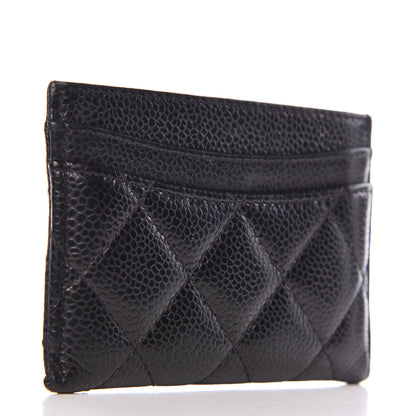 Chanel Caviar Quilted Card Holder Black 3 of 9